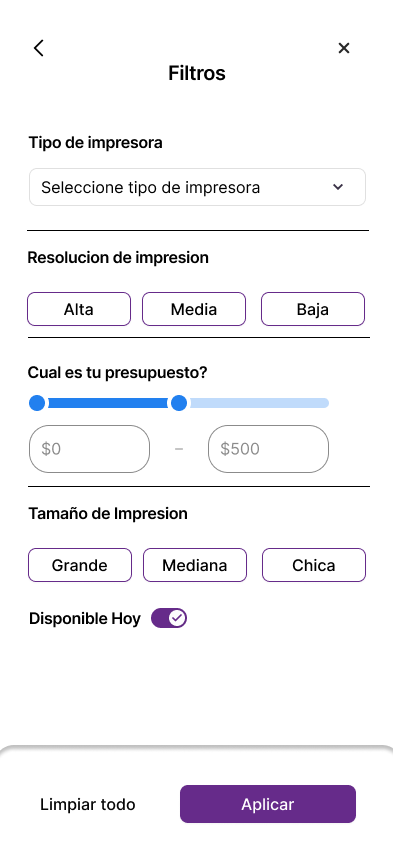 Búsqueda y Filtros